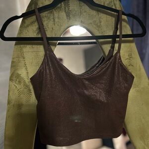 Lululemon Align Brown “croc” style Top